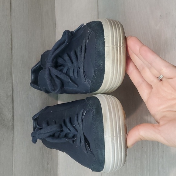 Ecco Mens Leather Loafer Sneakers Danish Design Shoes sz 47/13 - Picture 4 of 13